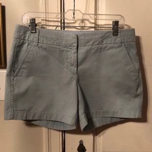 J. Crew chino short Size 6 Baby blue 3.5” inseam